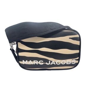 Marc Jacobs Zebra Print Camera Bag Black White Crossbody with guitar strap NWT